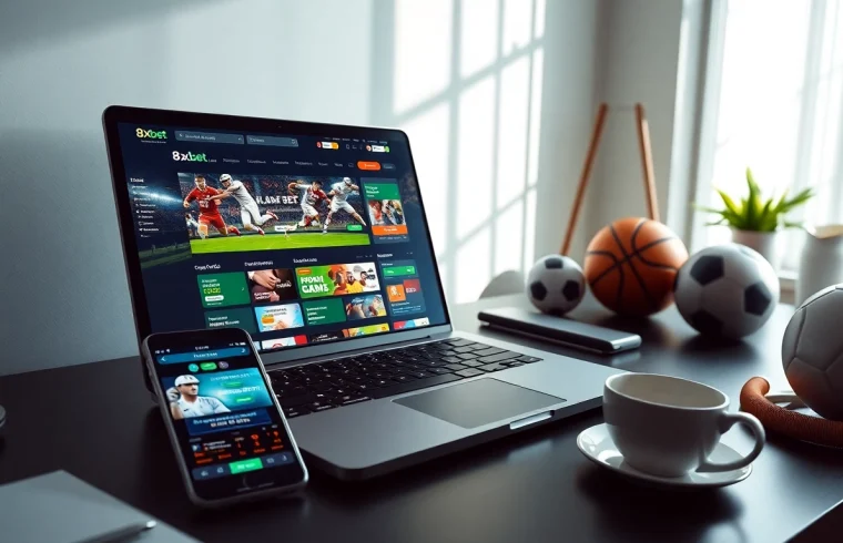 Experience online betting at 8xbet.com.se with a modern setup showcasing sports odds and excitement.