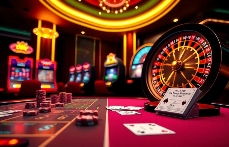 Engaging casino experience showcasing 8day.cn.com with vibrant gaming elements and excitement.